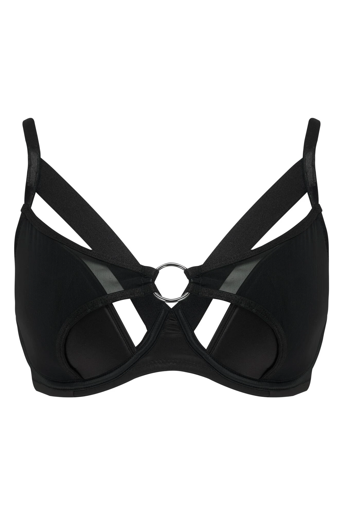 Obsessed Underwired Half Padded Bra - Black 5 Obsessed Underwired Half Padded Bra - Black - Image 5