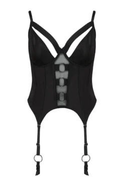 Obsessed Non Padded Underwired Basque - Black -Curve by Lingerie 274146 20220127111100