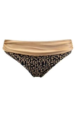 Casablanca Foldover Brief - Black/Gold 8 Casablanca Foldover Brief - Black/Gold -Curve by Lingerie 274782 20220211134100