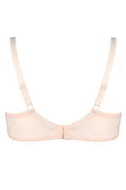 Flora Lightly Padded Underwired Bra - Pearl -Curve by Lingerie 275717 20220711105900