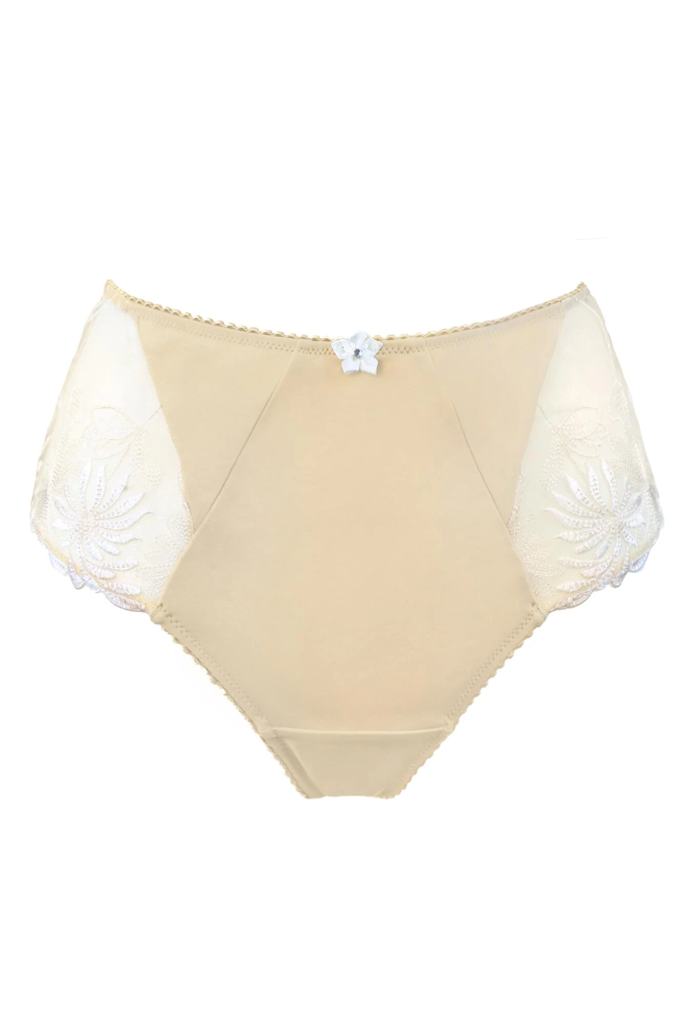 St Tropez High Waist Deep Brief - Oyster 6 St Tropez High Waist Deep Brief - Oyster - Image 6