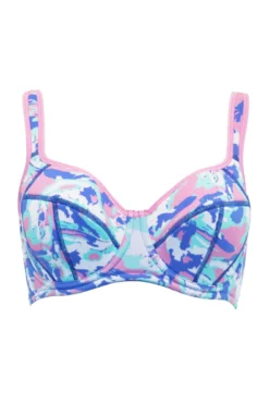 Energy Reach Underwired Lightly Padded Sports Bra - Marble -Curve by Lingerie 276682 20220302134400