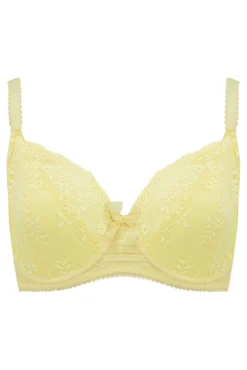 Flora Underwired Bra - Yellow 8 Flora Underwired Bra - Yellow -Curve by Lingerie 277449 20230315142500