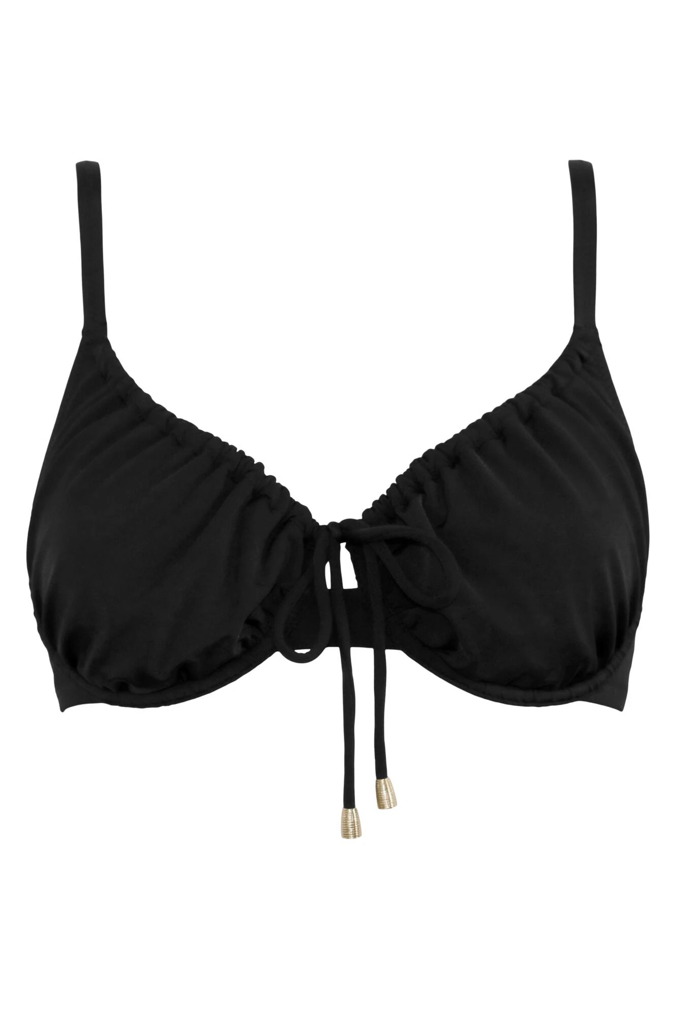 Santa Cruz Underwired Non Padded Adjustable Top - Black 5 Santa Cruz Underwired Non Padded Adjustable Top - Black - Image 5