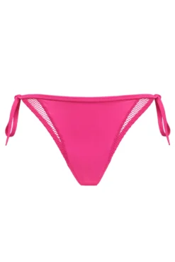 Glamazon High Leg Tie Side Brief - Hot Pink -Curve by Lingerie 279178 20220318115500