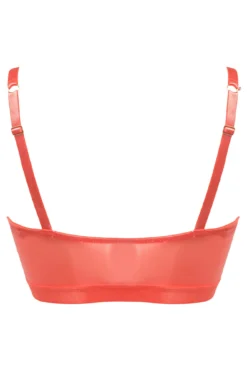 India Front Fastening Underwired Bralette - Coral 12 India Front Fastening Underwired Bralette - Coral -Curve by Lingerie 280988 20220330143000