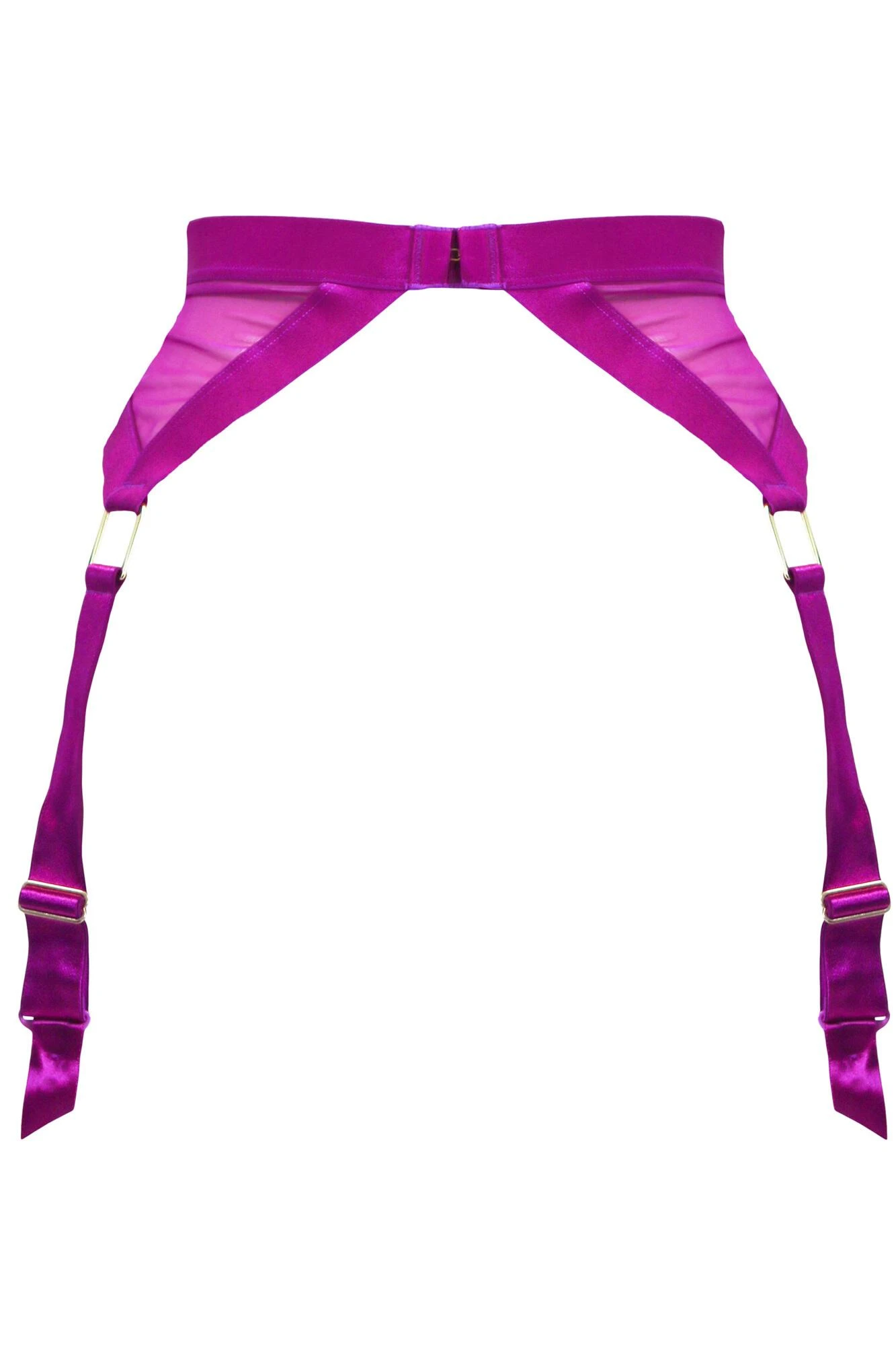 India Embroidery Suspender - Orchid 6 India Embroidery Suspender - Orchid - Image 6