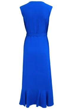 Midaxi Wrap Beach Dress - Ultramarine -Curve by Lingerie 281869 20220428133000