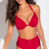 Samoa High Waist Control Brief - Red