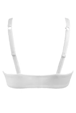 Reflection Front Fastening Padded Bra - White -Curve by Lingerie 285316 20220504123300