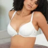 Reflection Front Fastening Padded Bra - White