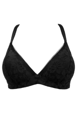 Reflection Non Wired Padded Push Up Bra - Black -Curve by Lingerie 285323 20220504123400