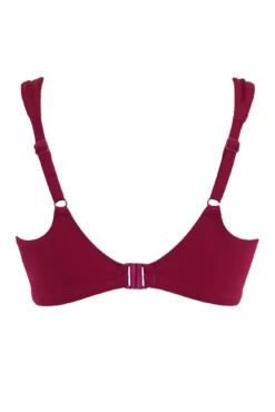 Space Underwired Cami Top - Dark Red -Curve by Lingerie 286426 20220923125500