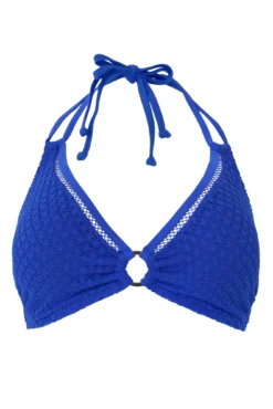 Sahara Removable Padded Non Wired Halter Top - Ultramarine 8 Sahara Removable Padded Non Wired Halter Top - Ultramarine -Curve by Lingerie 286437 20220526102200