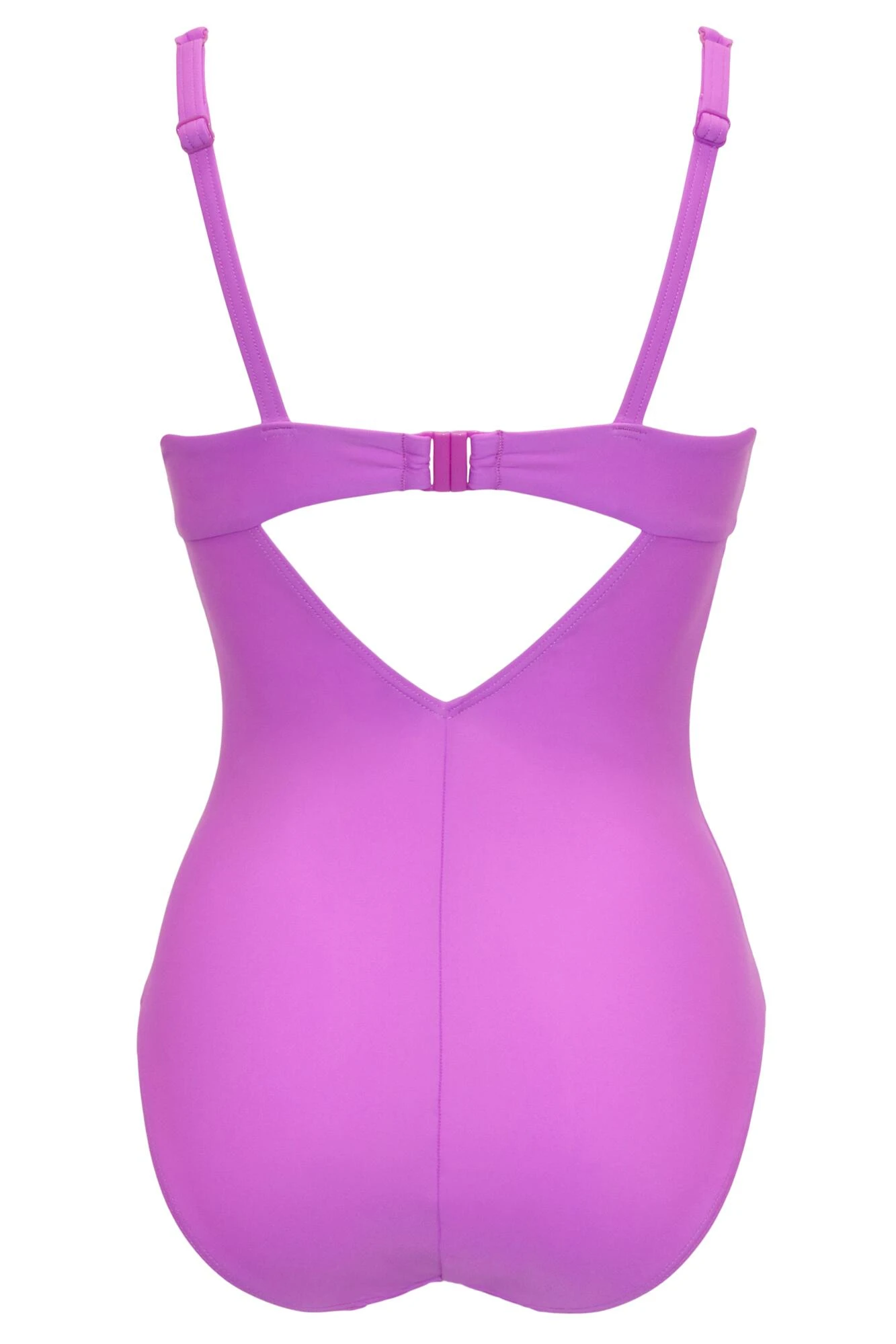 Valencia Twist Front Lightly Padded Non Wired Control Swimsuit - Ultraviolet 5 Valencia Twist Front Lightly Padded Non Wired Control Swimsuit - Ultraviolet - Image 5
