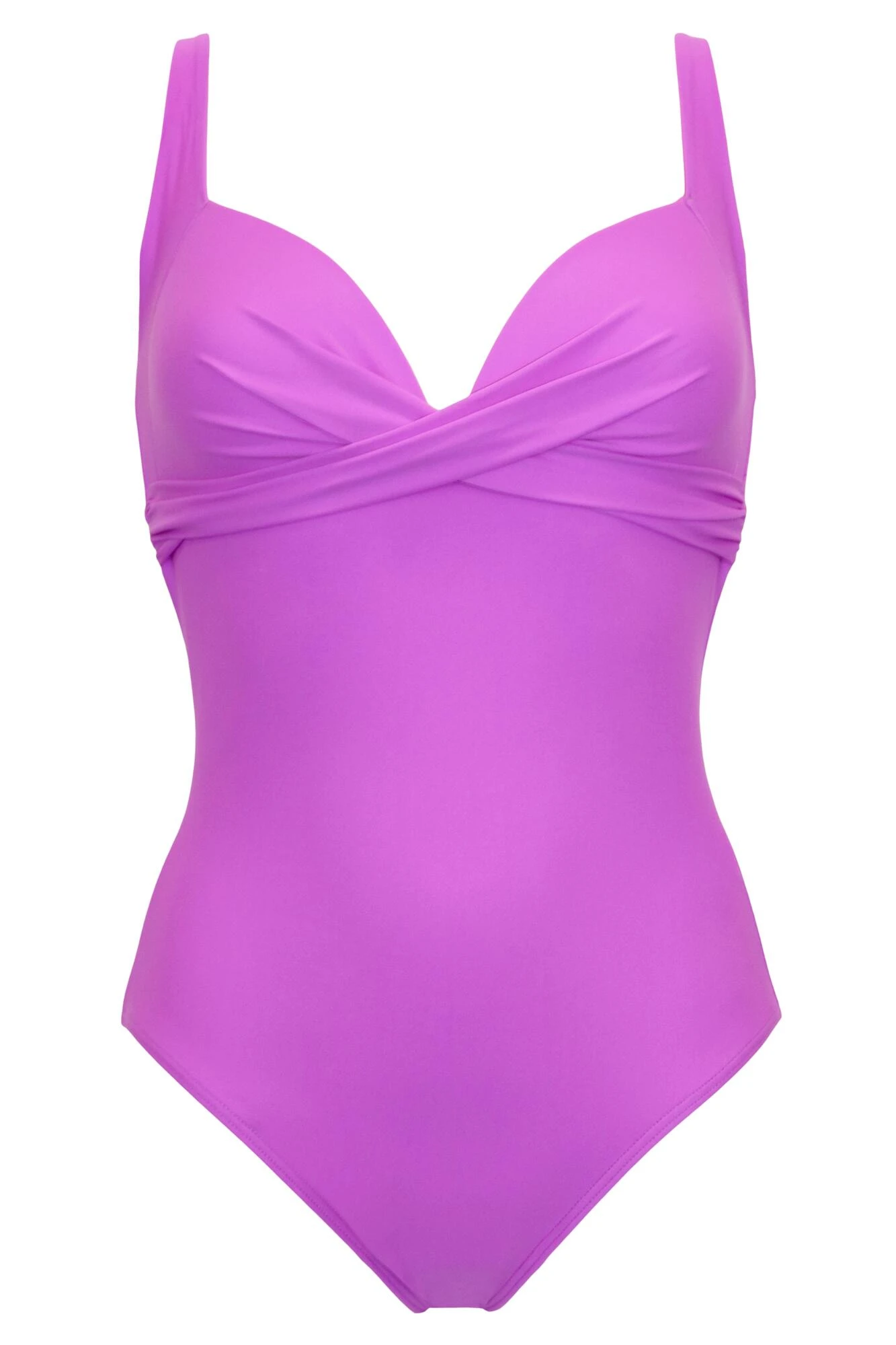 Valencia Twist Front Lightly Padded Non Wired Control Swimsuit - Ultraviolet 4 Valencia Twist Front Lightly Padded Non Wired Control Swimsuit - Ultraviolet - Image 4