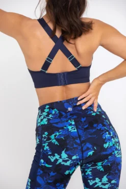 Energy Empower U/W Lightly Padded Convertible Spor - Navy/Aqua -Curve by Lingerie 290731 20220718130500