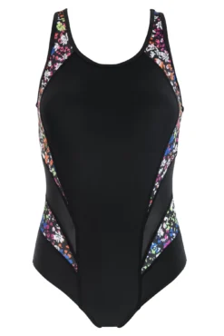 Energy Chlorine Resistant Control Swimsuit - Ditsy -Curve by Lingerie 290864 20220819163200