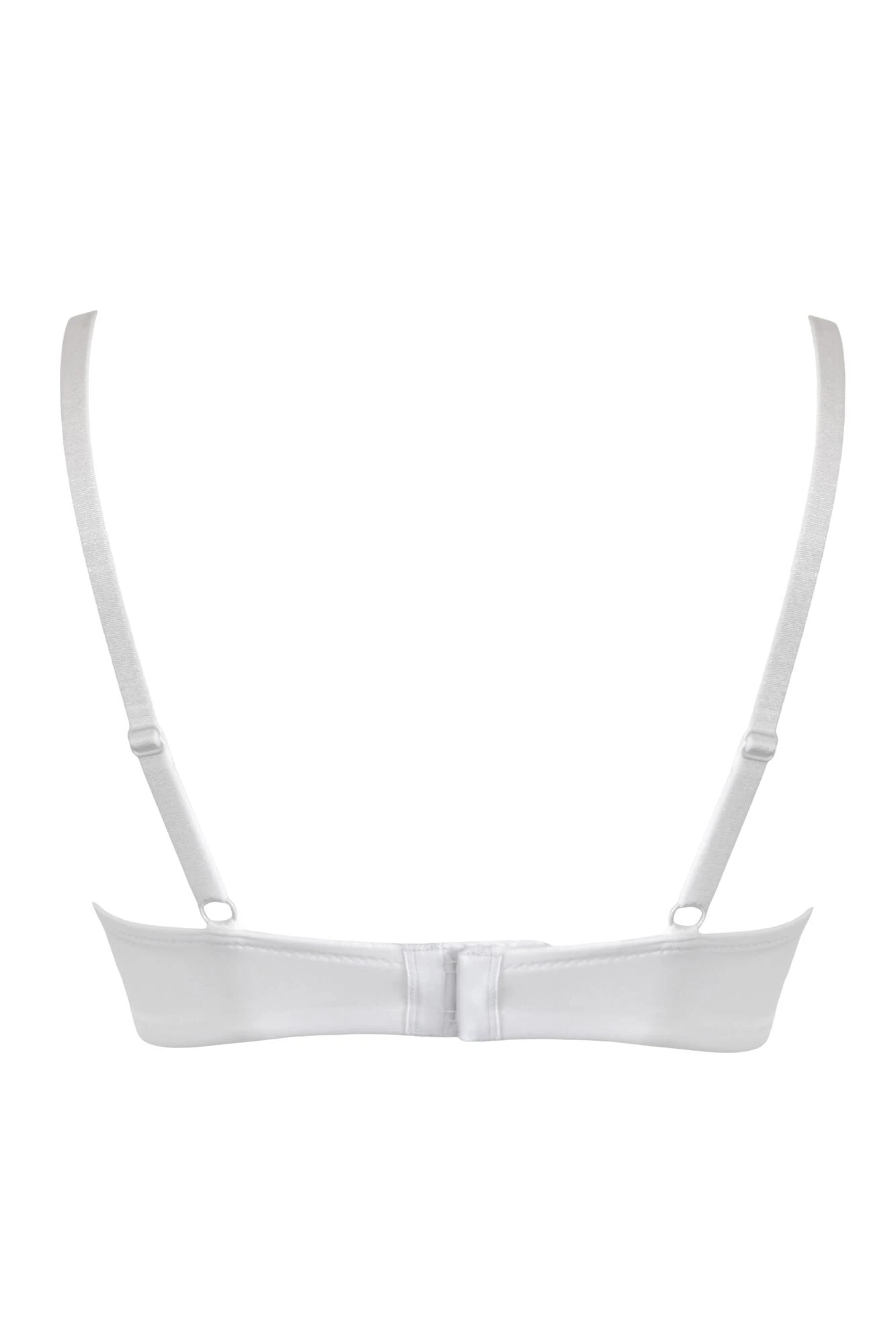Romance Moulded Plunge Push Up Bra - White 7 Romance Moulded Plunge Push Up Bra - White - Image 7