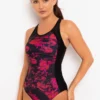 Energy Chlorine Resistant Recycled Swimsuit - Abstract Floral