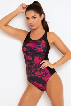 Energy Chlorine Resistant Recycled Swimsuit - Abstract Floral -Curve by Lingerie 292832 20220819162900