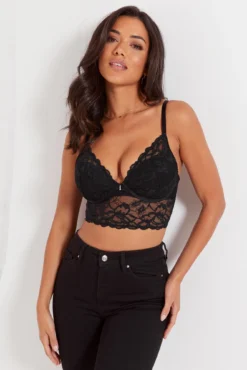 Manhattan Padded Longline - Black 8 Manhattan Padded Longline - Black -Curve by Lingerie 292993 20221109165300