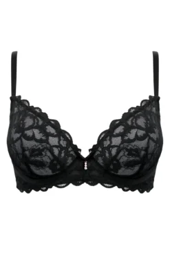 Manhattan Non Pad Plunge Bra - Black 16 Manhattan Non Pad Plunge Bra - Black -Curve by Lingerie 293059 20221111122500