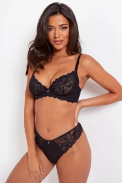 Manhattan High Leg - Black 11 Manhattan High Leg - Black -Curve by Lingerie 293179 20221111122400