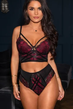 After Hours High Waist Brief - Red/Black 9 After Hours High Waist Brief - Red/Black -Curve by Lingerie 297351 20221011105600