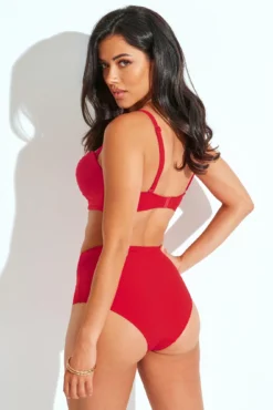 Santa Cruz Strapless Lightly Padded Underwired Top - Red 12 Santa Cruz Strapless Lightly Padded Underwired Top - Red -Curve by Lingerie 298329 20230328140700