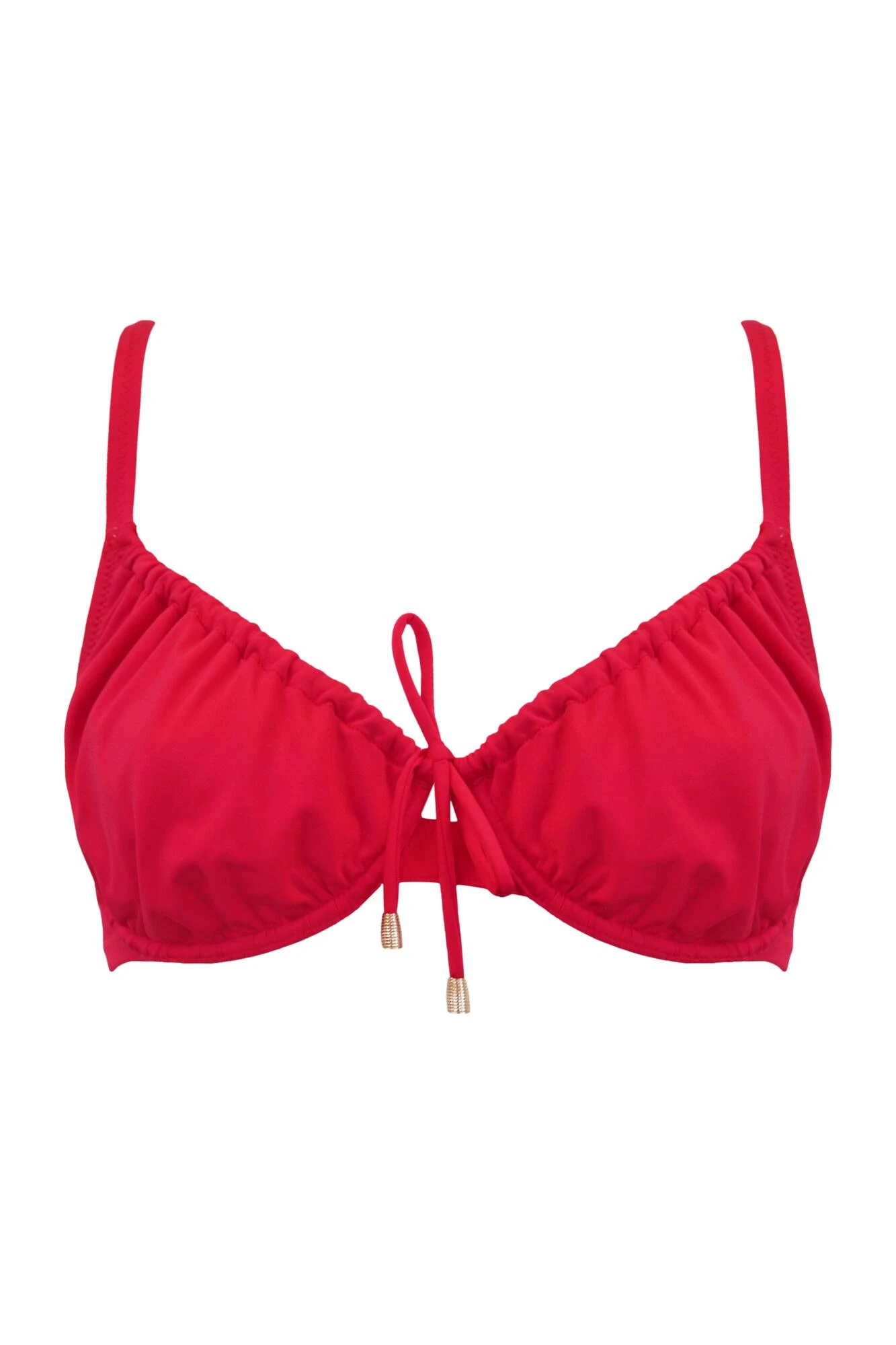 Santa Cruz Underwired Non Padded Adjustable Top - Red 5 Santa Cruz Underwired Non Padded Adjustable Top - Red - Image 5