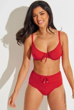 Santa Cruz Super High Waist Brief - Red 10 Santa Cruz Super High Waist Brief - Red -Curve by Lingerie 298361 20230328140600