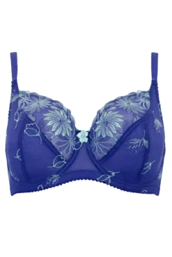 St Tropez Full Cup Set - Cobalt/Aqua -Curve by Lingerie 298452 20221013130700