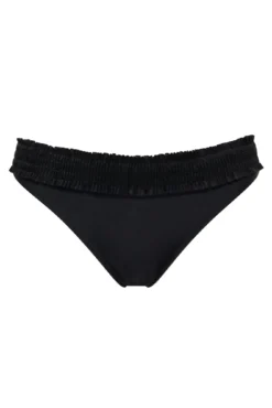 Free Spirit Frill Waist Brief. - Black -Curve by Lingerie 298673 20221018123000