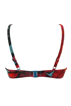 Orchid Luxe Underwired Non Padded Top - Red/Teal 11 Orchid Luxe Underwired Non Padded Top - Red/Teal -Curve by Lingerie 298792 20221125162500