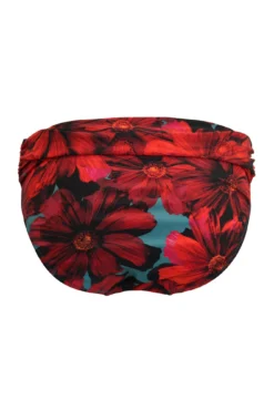 Orchid Luxe Fold Over Brief - Red/Teal -Curve by Lingerie 298822 20230301114700