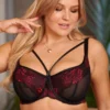 After Hours Underwired Non Pad Bra - Red/Black