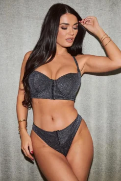 All That Glitters Set - Silver -Curve by Lingerie 300756 20221117114600