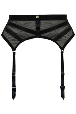 India Sheer And Opaque Underwired Set - Black -Curve by Lingerie 300799 20221117121000