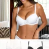 Aura T-Shirt Bra Bundle - Black And White