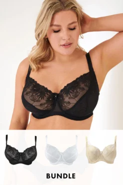 St Tropez Full Cup Core Bundle - Black White And Oyster