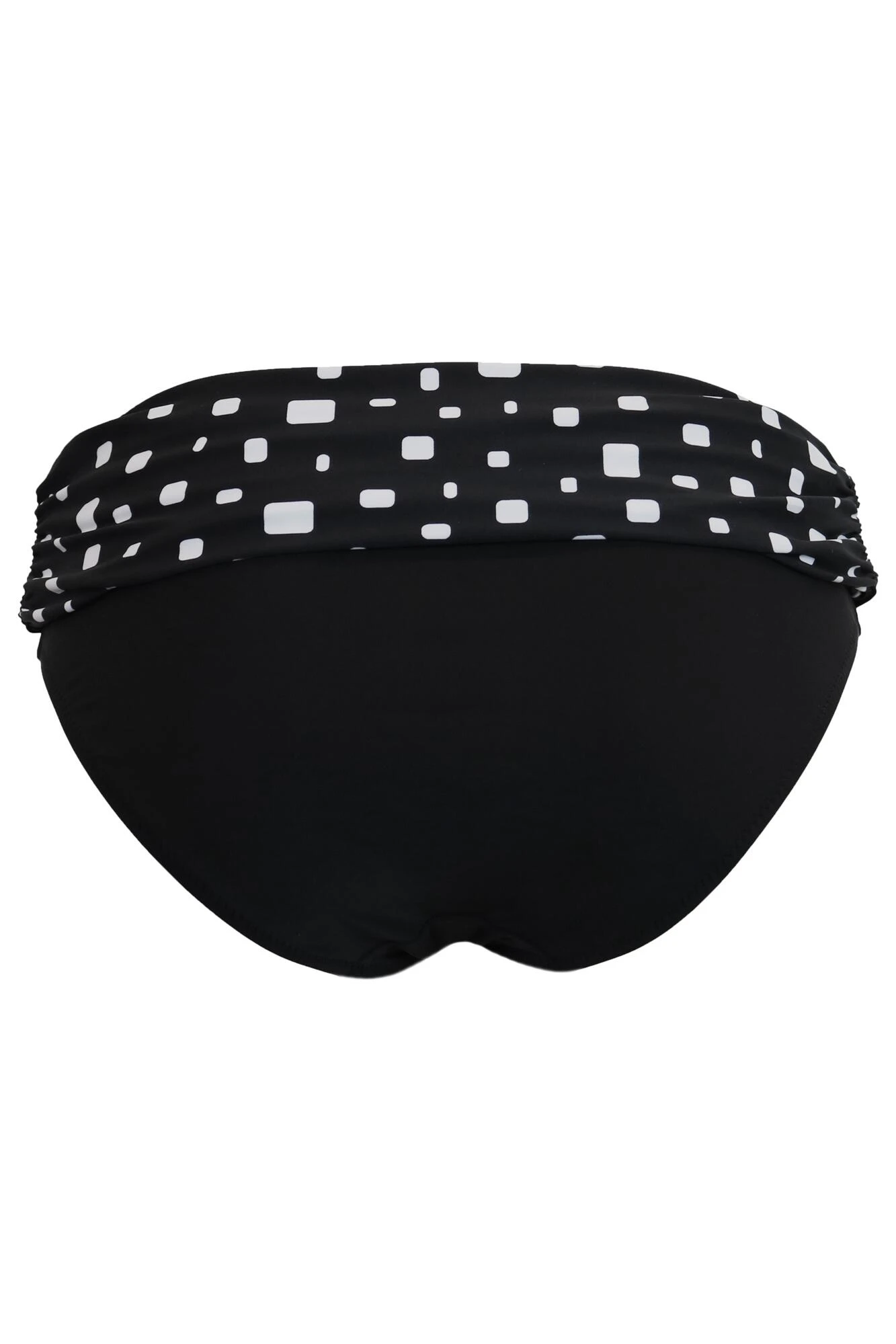 Cascade Fold Over Brief - Black/White 6 Cascade Fold Over Brief - Black/White - Image 6