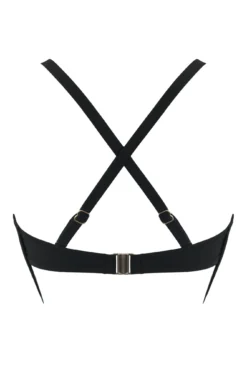 Mykonos Cowl Neck Underwired Top - Black 17 Mykonos Cowl Neck Underwired Top - Black -Curve by Lingerie 301465 20230214091600