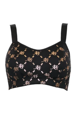 Energy Empower U/W Lightly Padded Convertible Spor - Black/Gold -Curve by Lingerie 303609 20221220113400