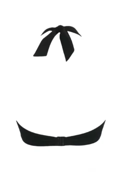 Madrid Underwired Halter Triangle Top - Black -Curve by Lingerie 304617 20230524152800