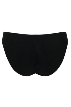 Palm Springs Colour Block Tab Brief - Black/Lime -Curve by Lingerie 305477 20230307164200