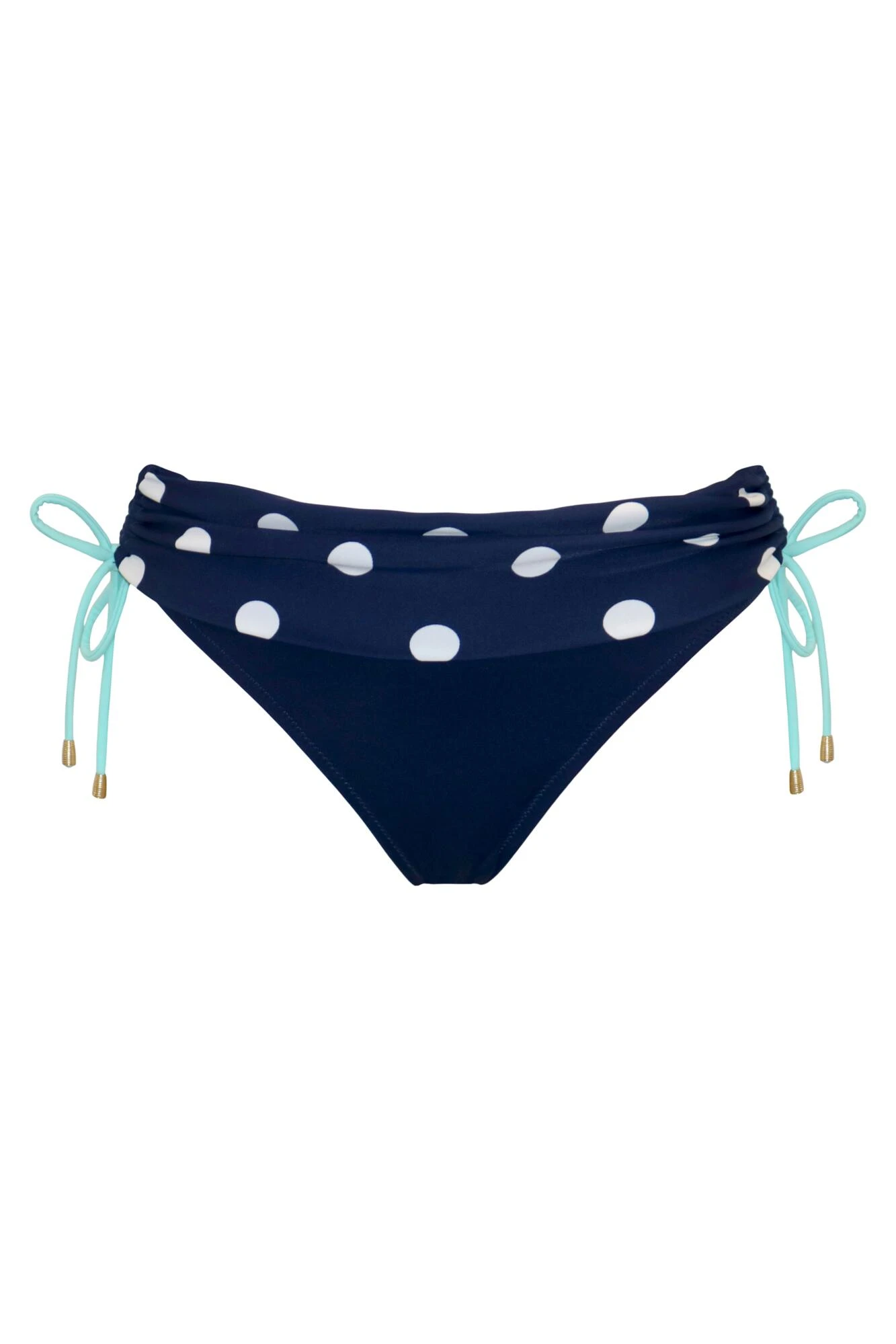Beach House Fold Over Brief - Navy/White/Aqua 6 Beach House Fold Over Brief - Navy/White/Aqua - Image 6