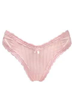 Luxe Linear V Shaped Brazilian Brief - Soft Pink 12 Luxe Linear V Shaped Brazilian Brief - Soft Pink -Curve by Lingerie 307220 20230215132300