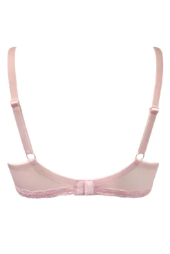 Luxe Linear Lightly Padded Bra - Soft Pink -Curve by Lingerie 307246 20230215132400