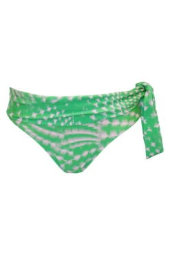 Portofino Tie Fold Over Brief - Green/Pink -Curve by Lingerie 308630 20230125124900